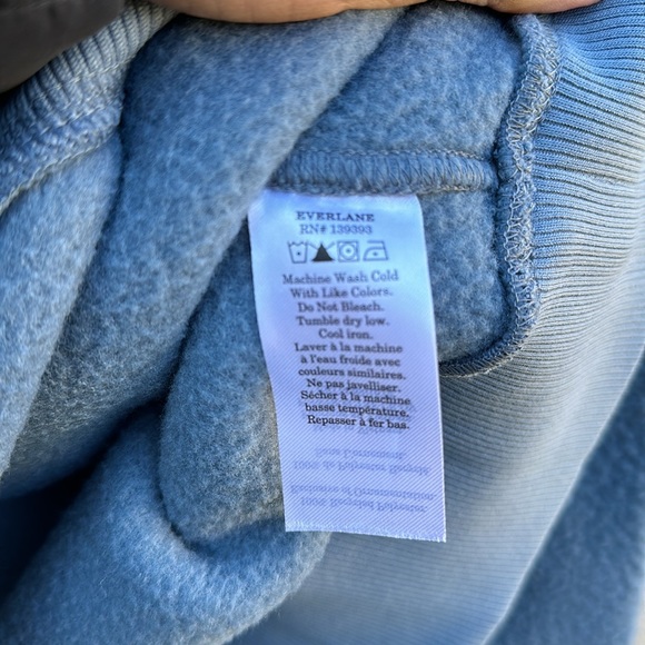 Everlane 🔥 The ReNew Teddy Oversized Crew Sweatshirt RN 139393 Sz XS - Picture 6 of 7